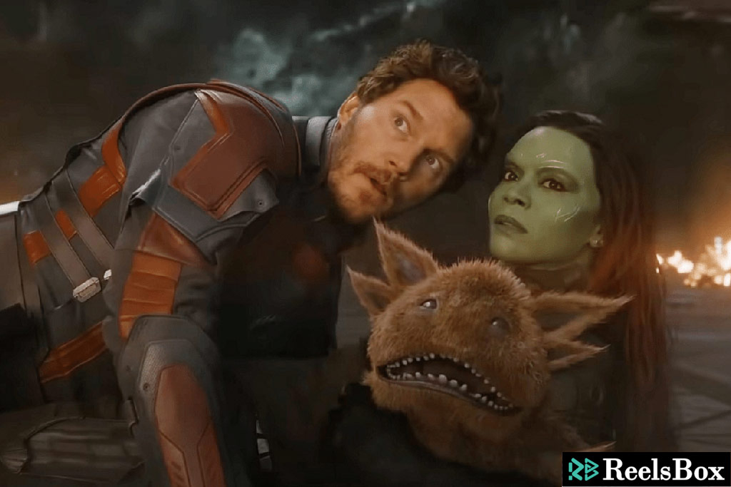 Three main characters of the Guardians of the Galaxy 3