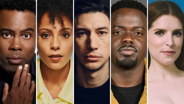 Chris-Rock-Rosalind-Eleazar-Adam-Driver-Daniel-Kaluuya-and-Anna-Kendrick